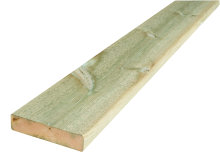 Furu terrassebord 28x120 mm 3,6 meter